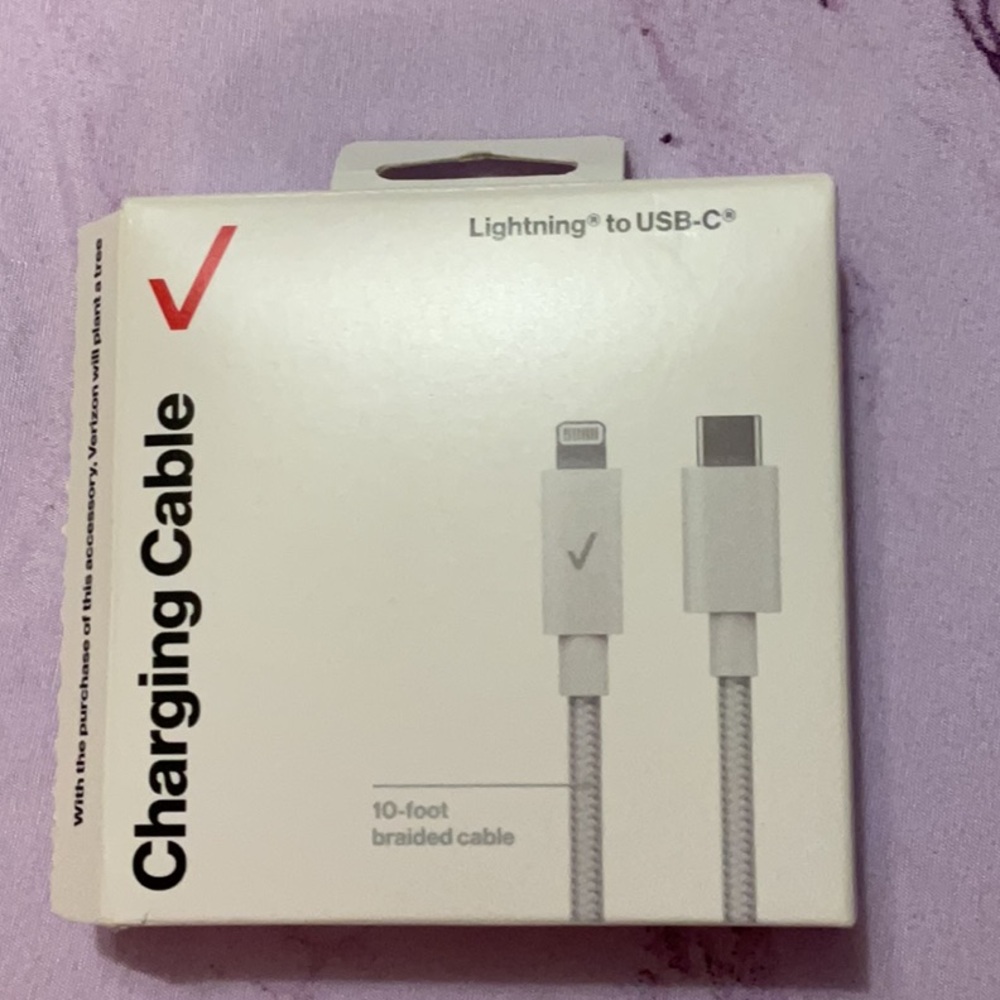 Verizon 10’ Braided  C Cable